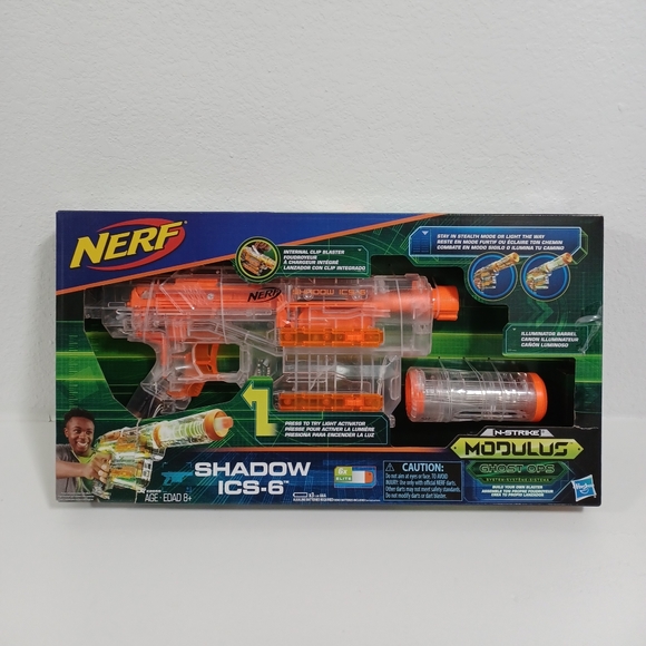 Nerf Gun Shadow ICS-6 Clip Blaster - Picture 1 of 5